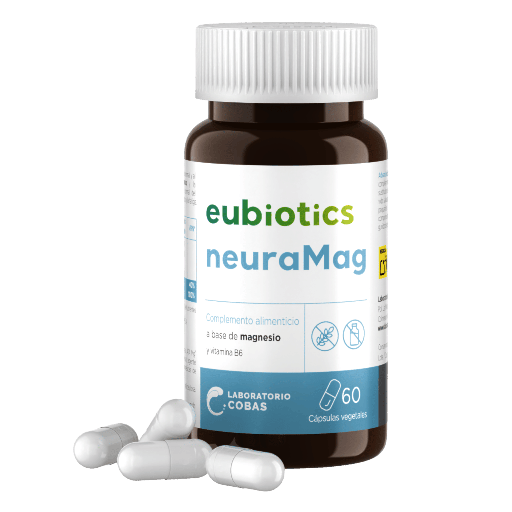 Eubiotics neuraMag 60 cápsulas de Laboratorio Cobas