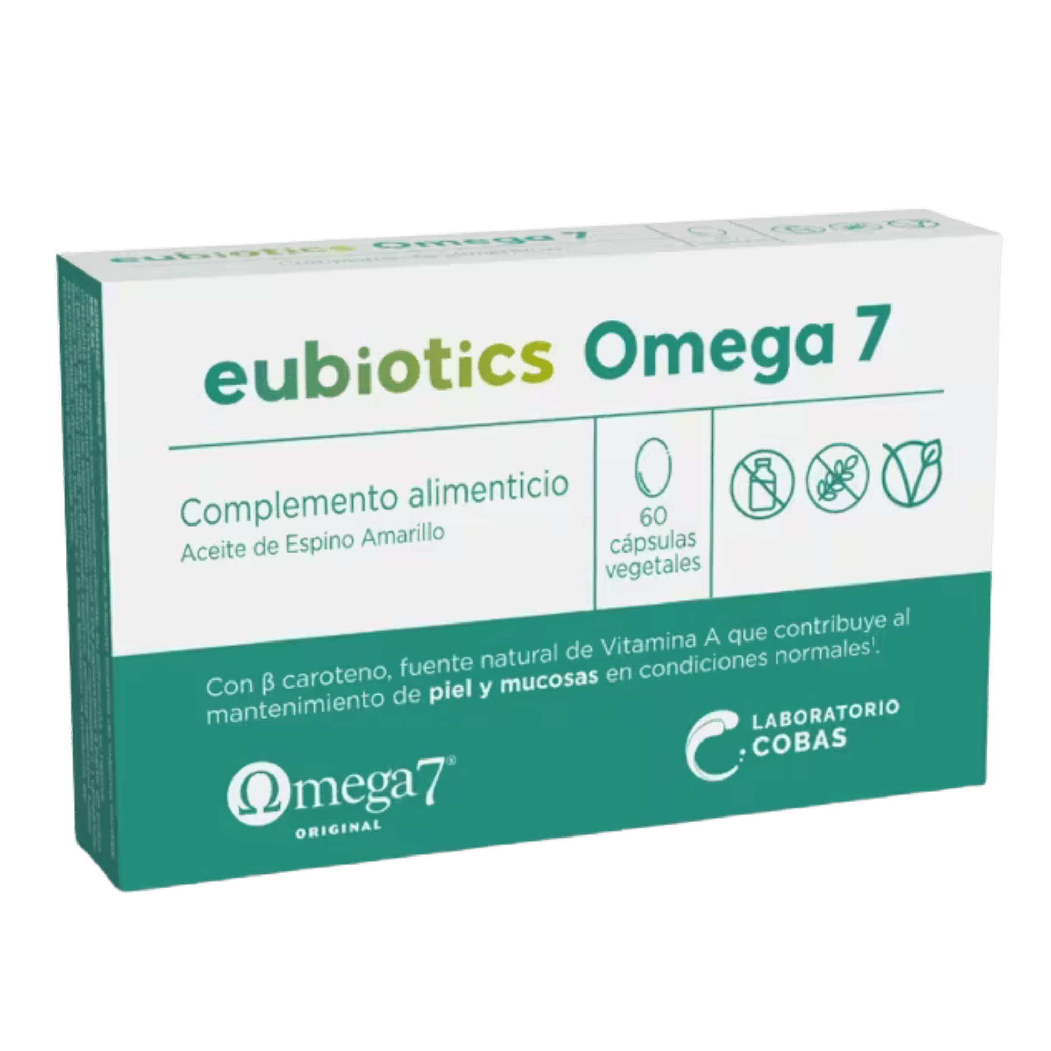 Eubiotics Omega 7 60 cápsulas de Laboratorio Cobas