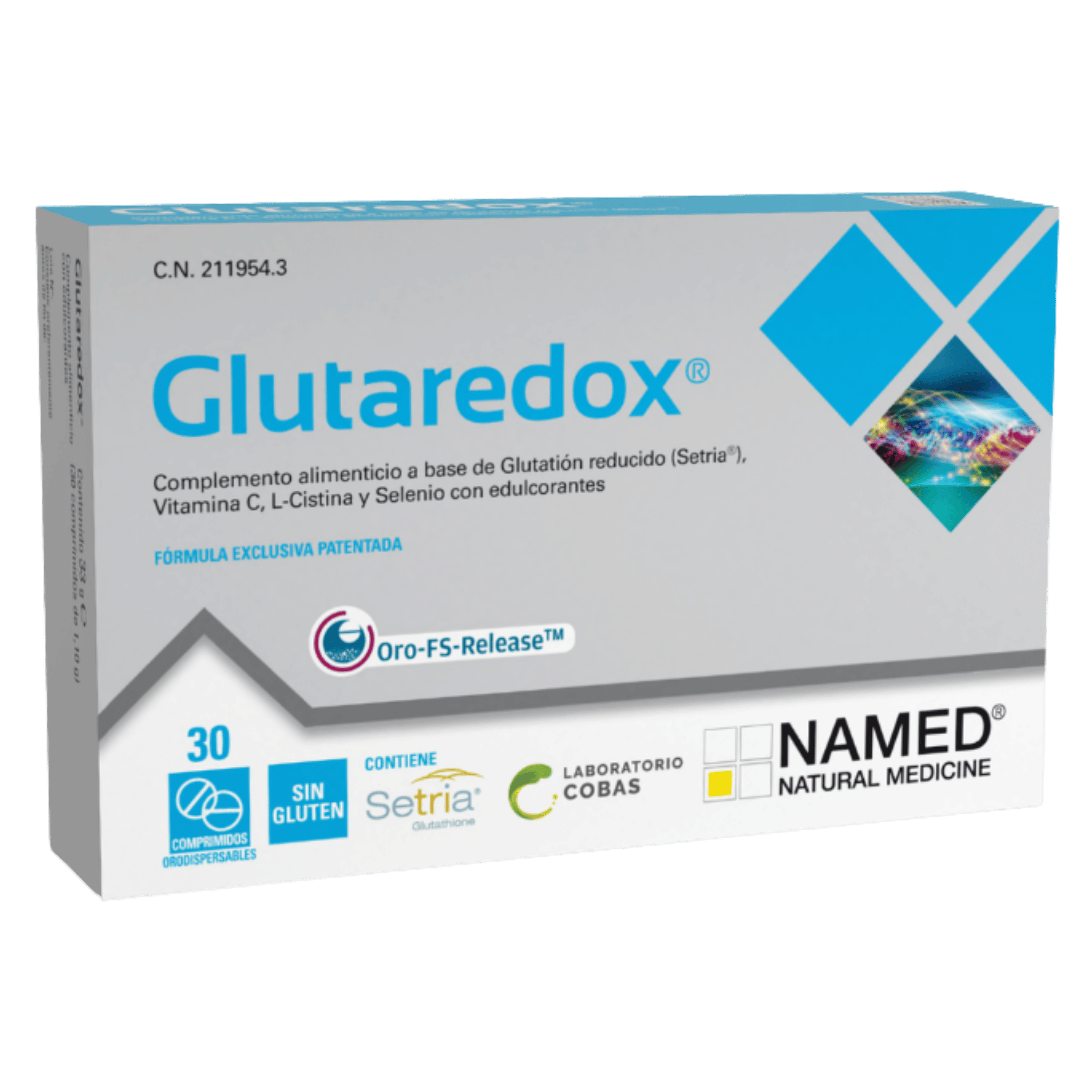 Glutaredox 30 comprimidos de Laboratorio Cobas
