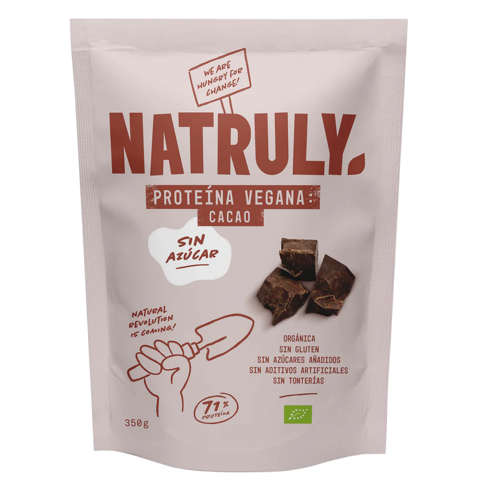 Proteína Vegana Chocolate BIO 350 g de Natruly