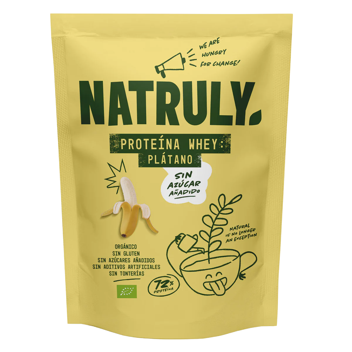 Proteína Whey Plátano BIO 350 g de Natruly