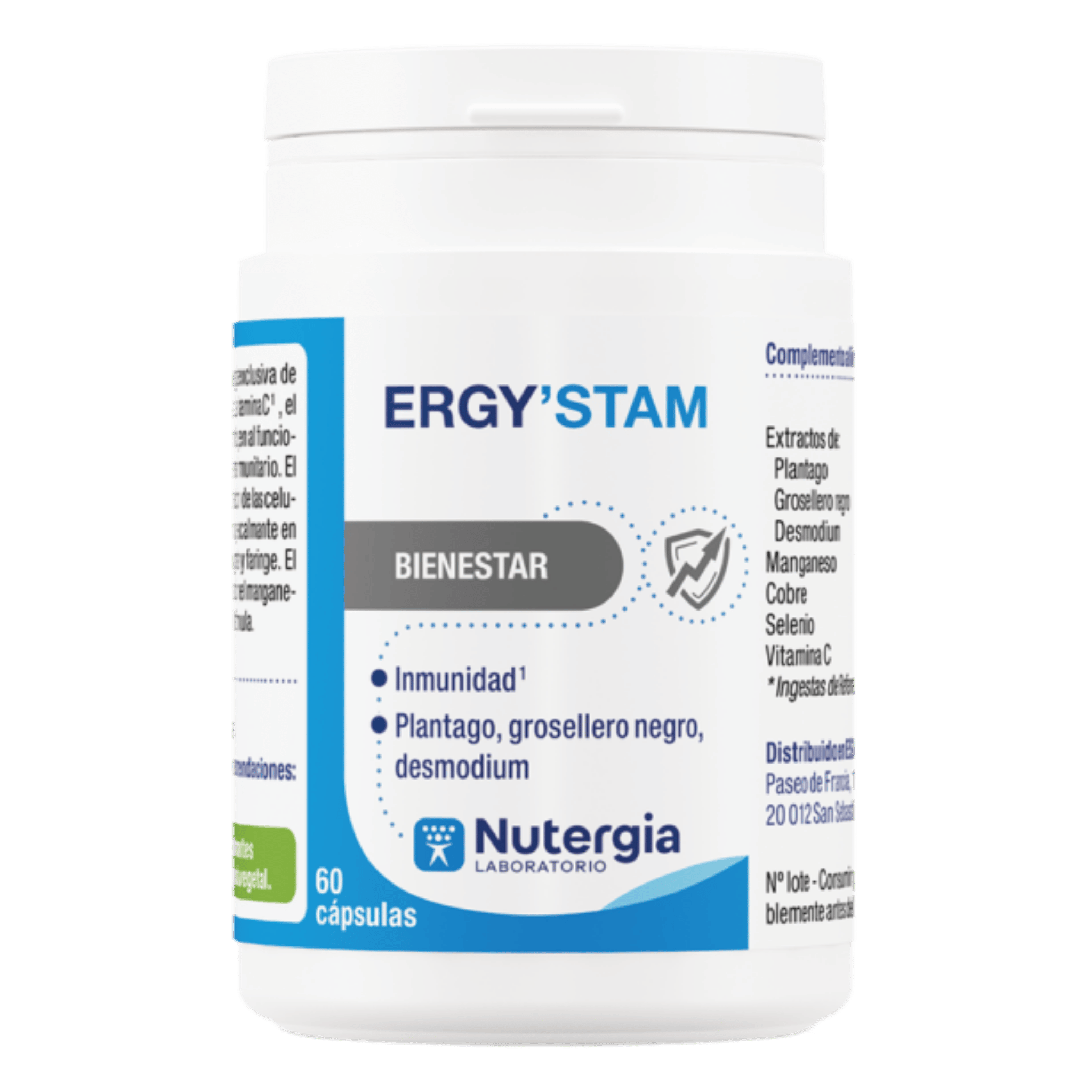 Ergy'Stam 60 cápsulas de Nutergia