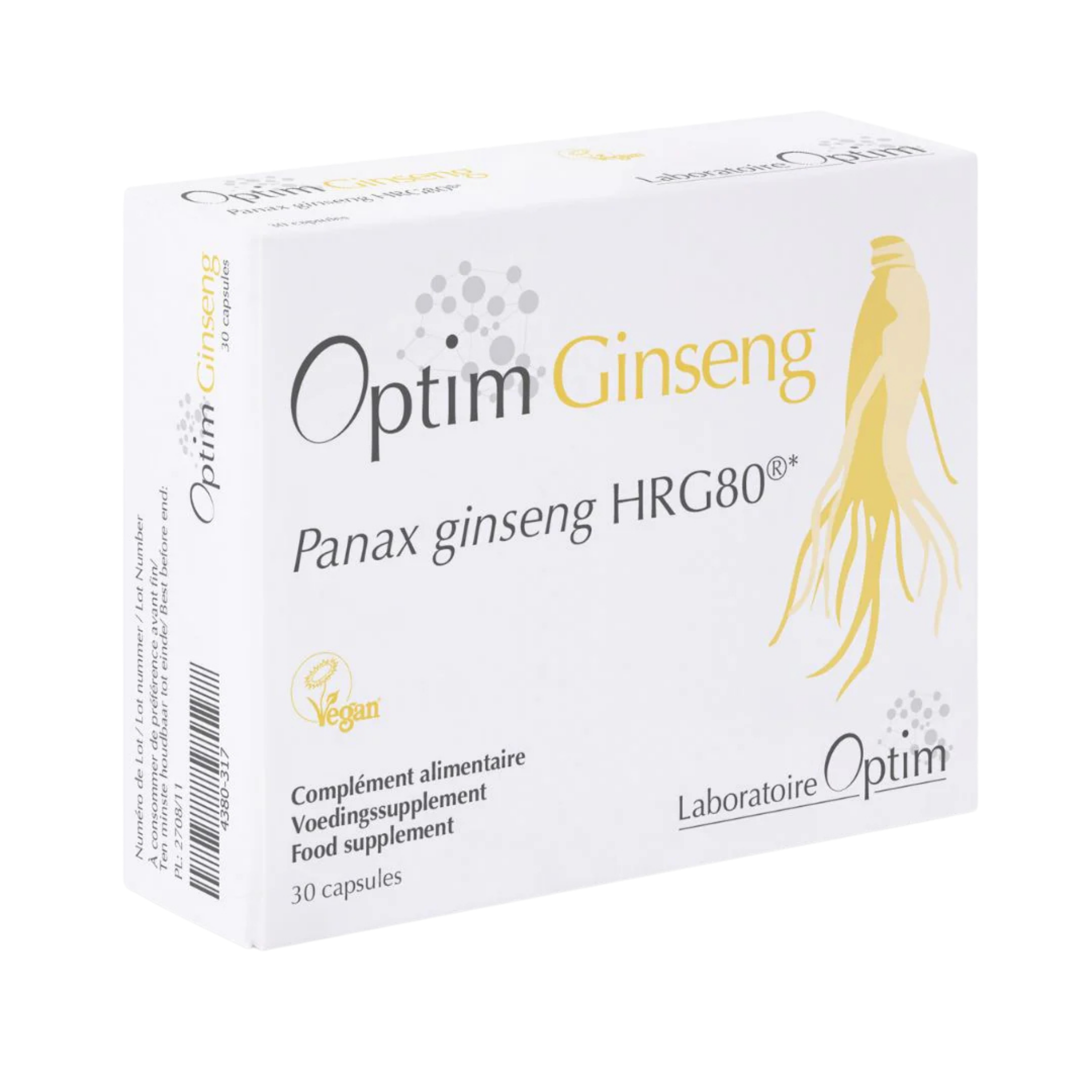 Optim Ginseng 30 cápsulas de Optim