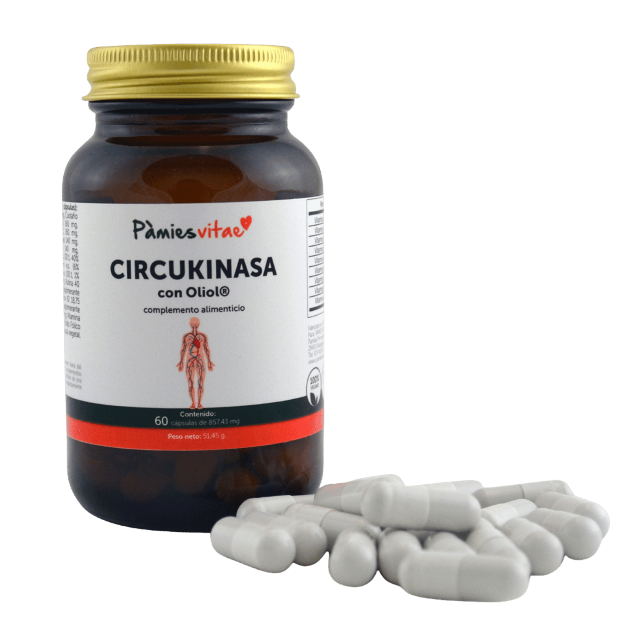 Circukinasa 60 cápsulas de Pàmies Vitae