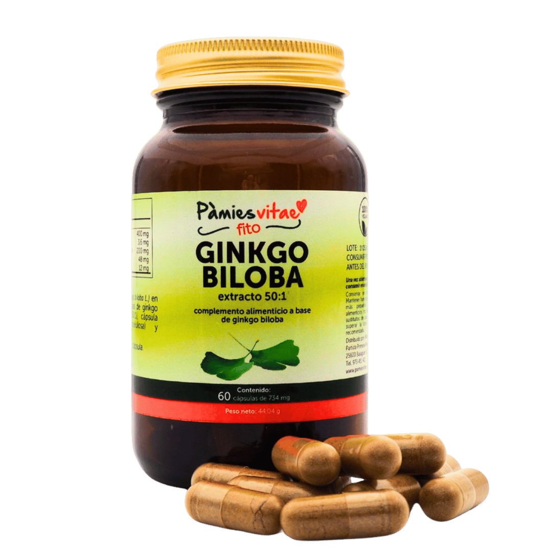 Ginkgo biloba 60 cápsulas de Pàmies Vitae