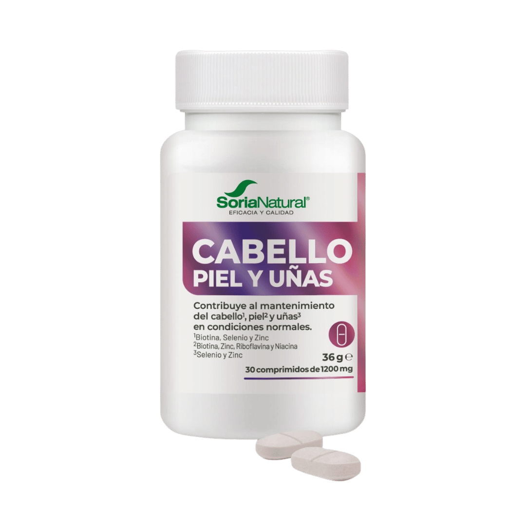 Cabello, piel y uñas 30 comprimidos de Soria Natural