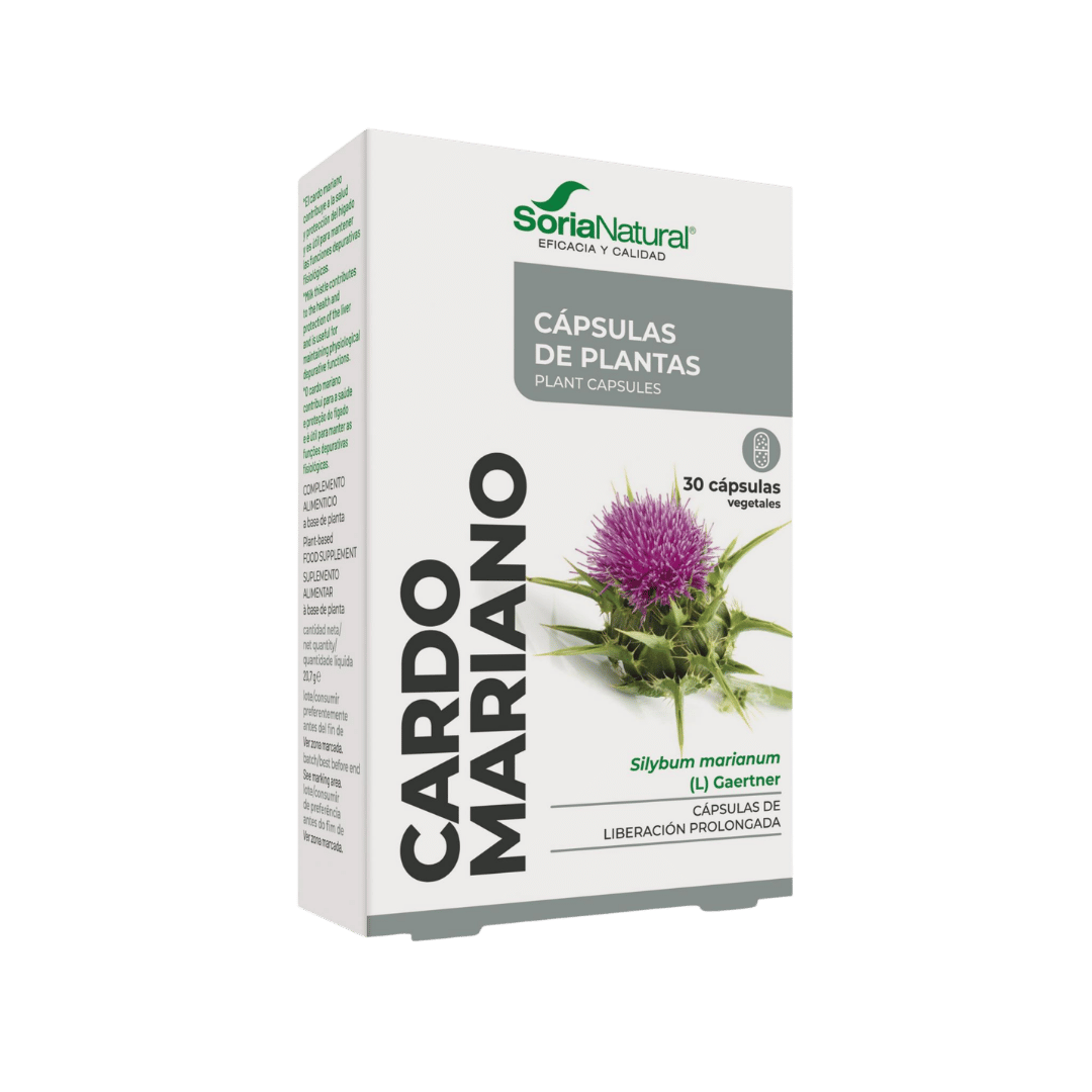Cardo mariano 30 cápsulas de Soria Natural