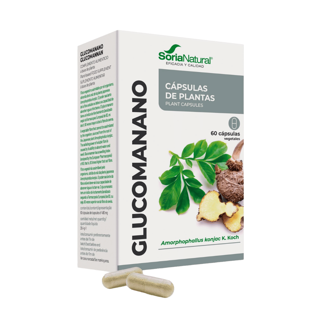 Glucomanano 60 cápsulas de Soria Natural