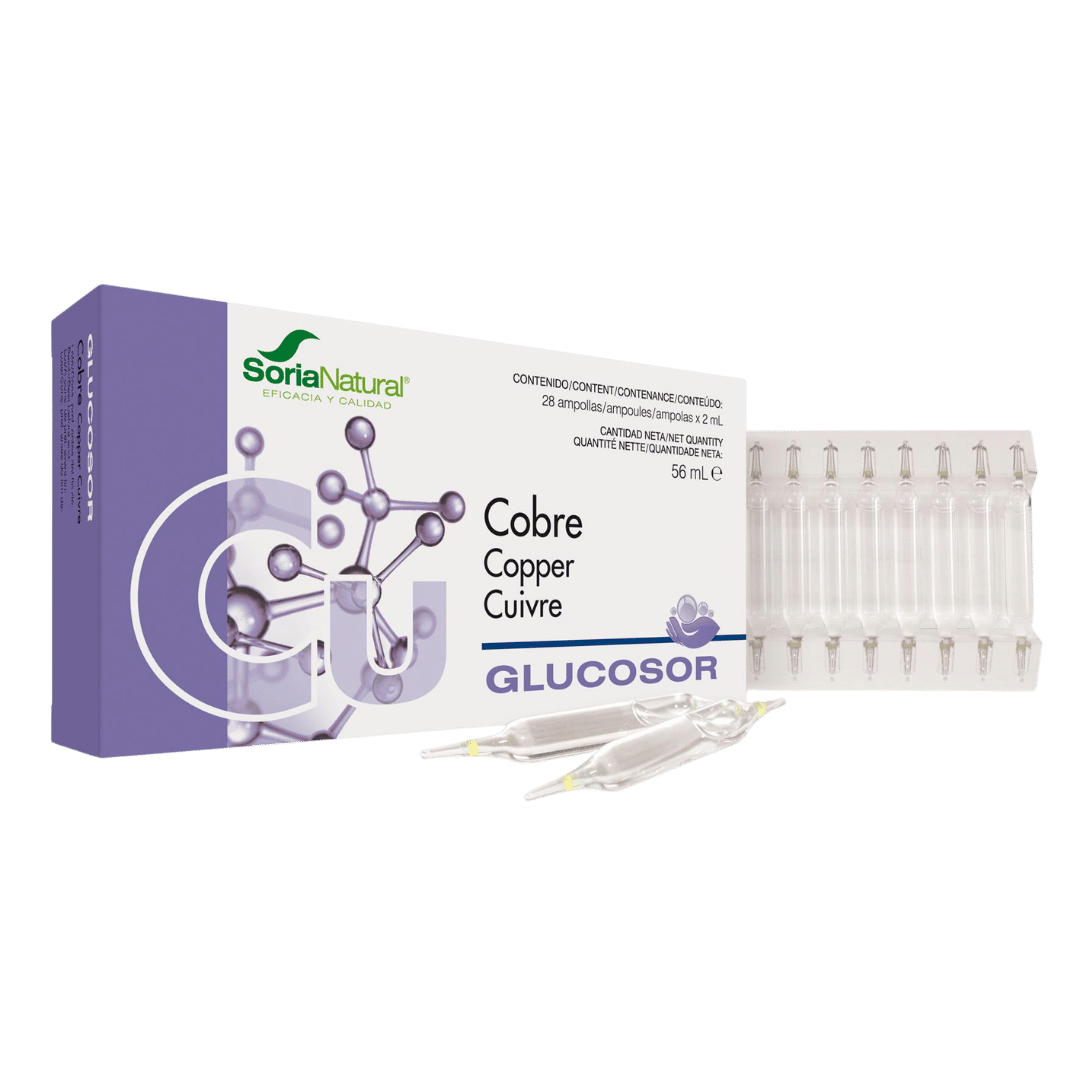 Glucosor Cobre 28 ampollas de Soria Natural