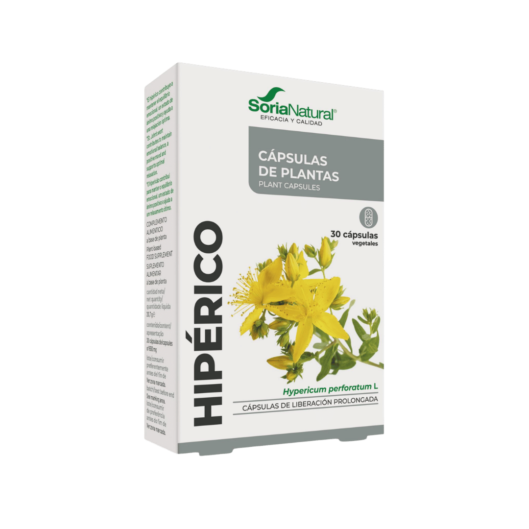 Hipérico 30 cápsulas de Soria Natural