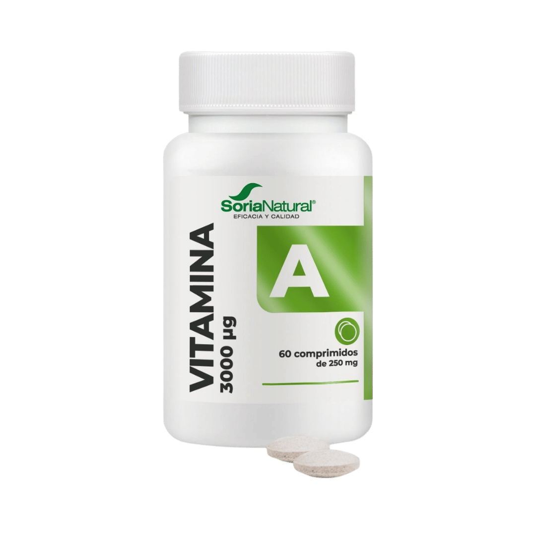 Vitamina A liberación sostenida 60 comprimidos de Soria Natural
