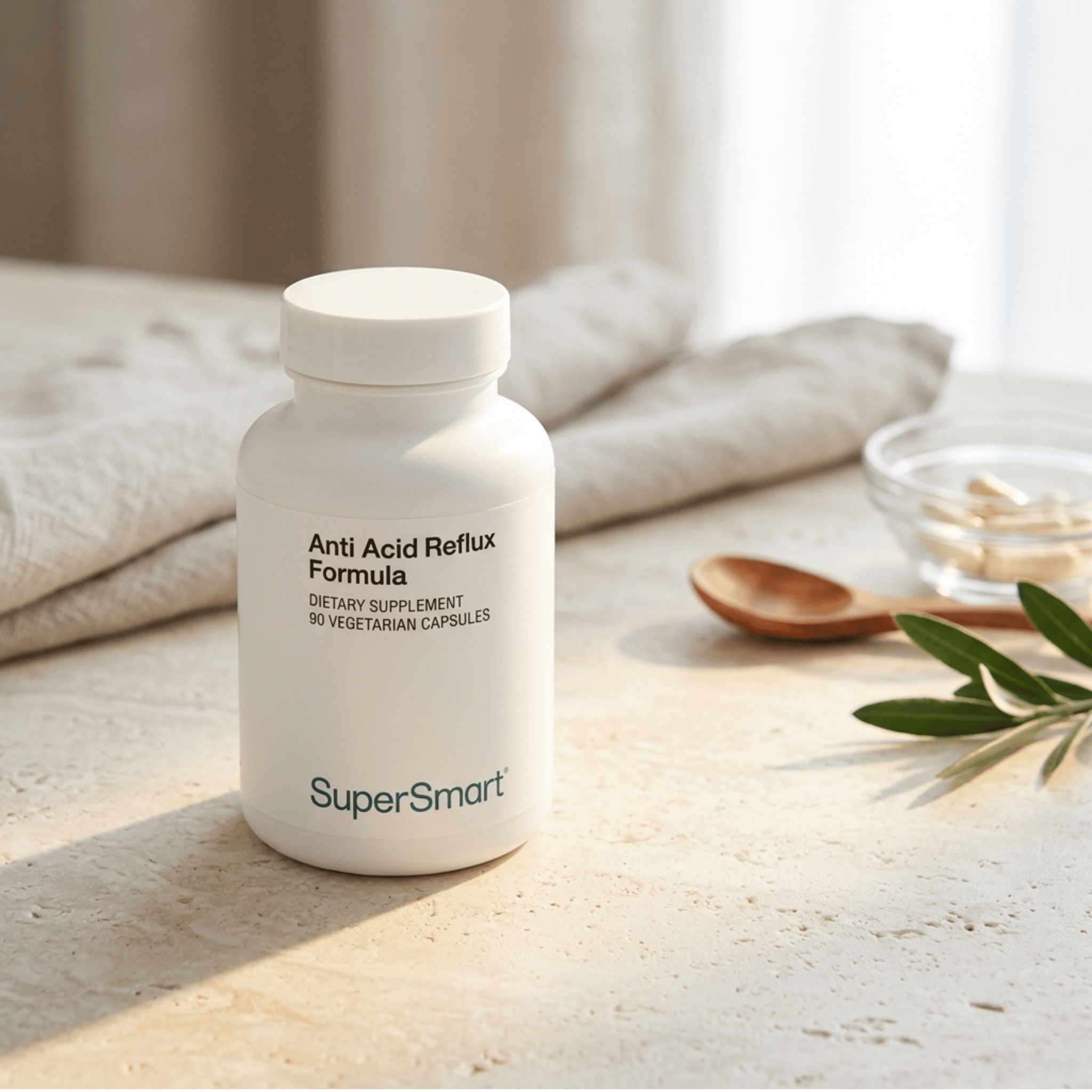 Anti Acid Reflux Formula 90 cápsulas de SuperSmart