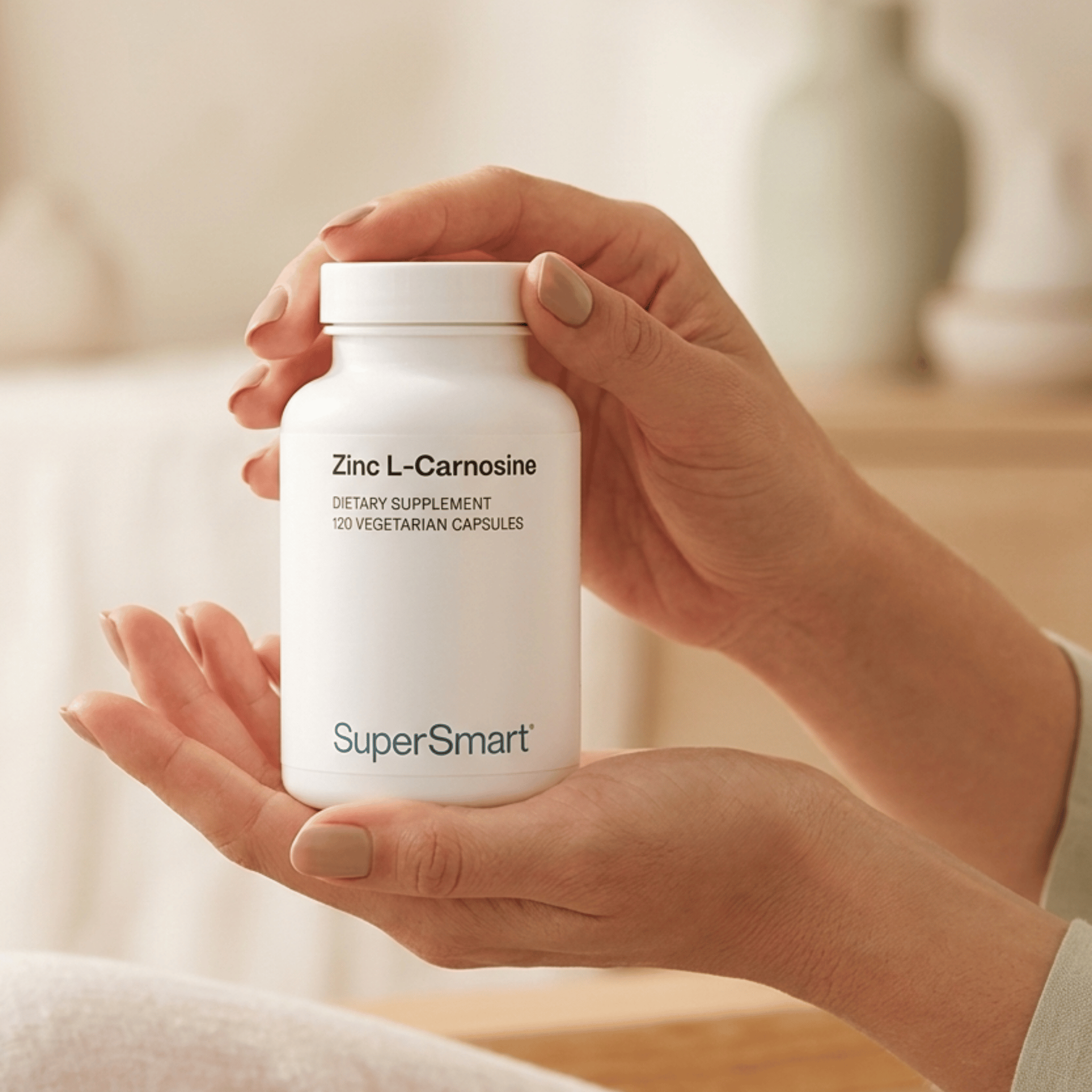 Zinc L-Carnosine 120 cápsulas de SuperSmart