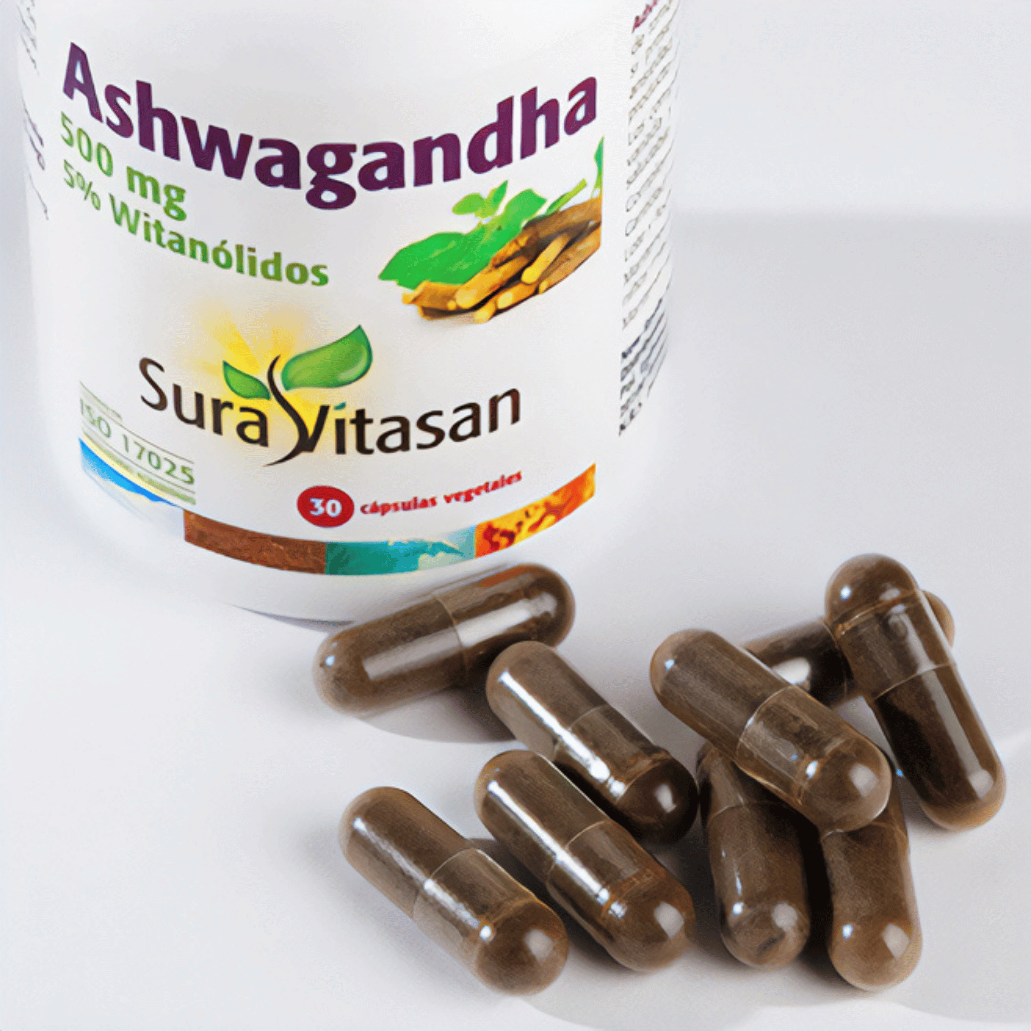Ashwagandha 500 mg 30 cápsulas de Sura Vitasan