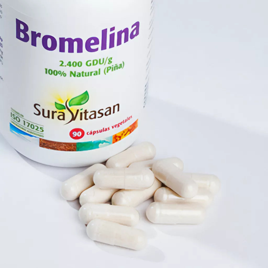 Bromelina 90 cápsulas de Sura Vitasan