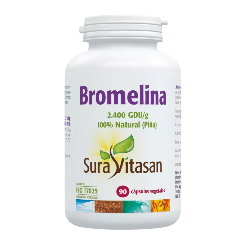 Bromelina 90 cápsulas de Sura Vitasan