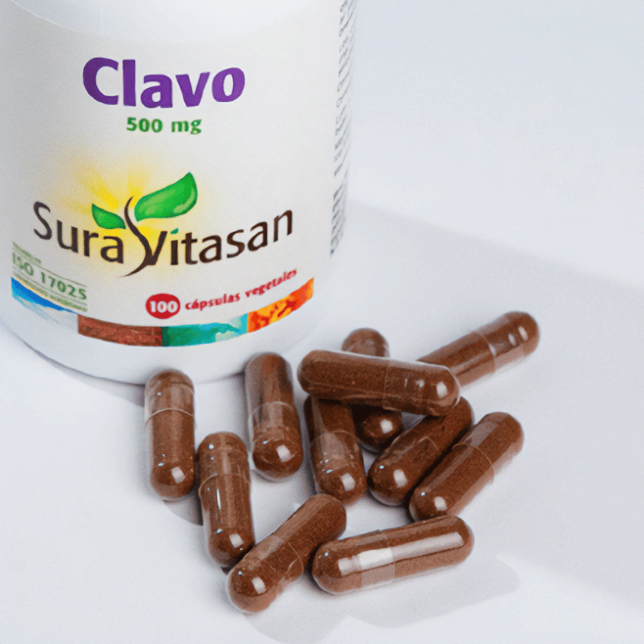 Clavo 500 mg 100 cápsulas de Sura Vitasan