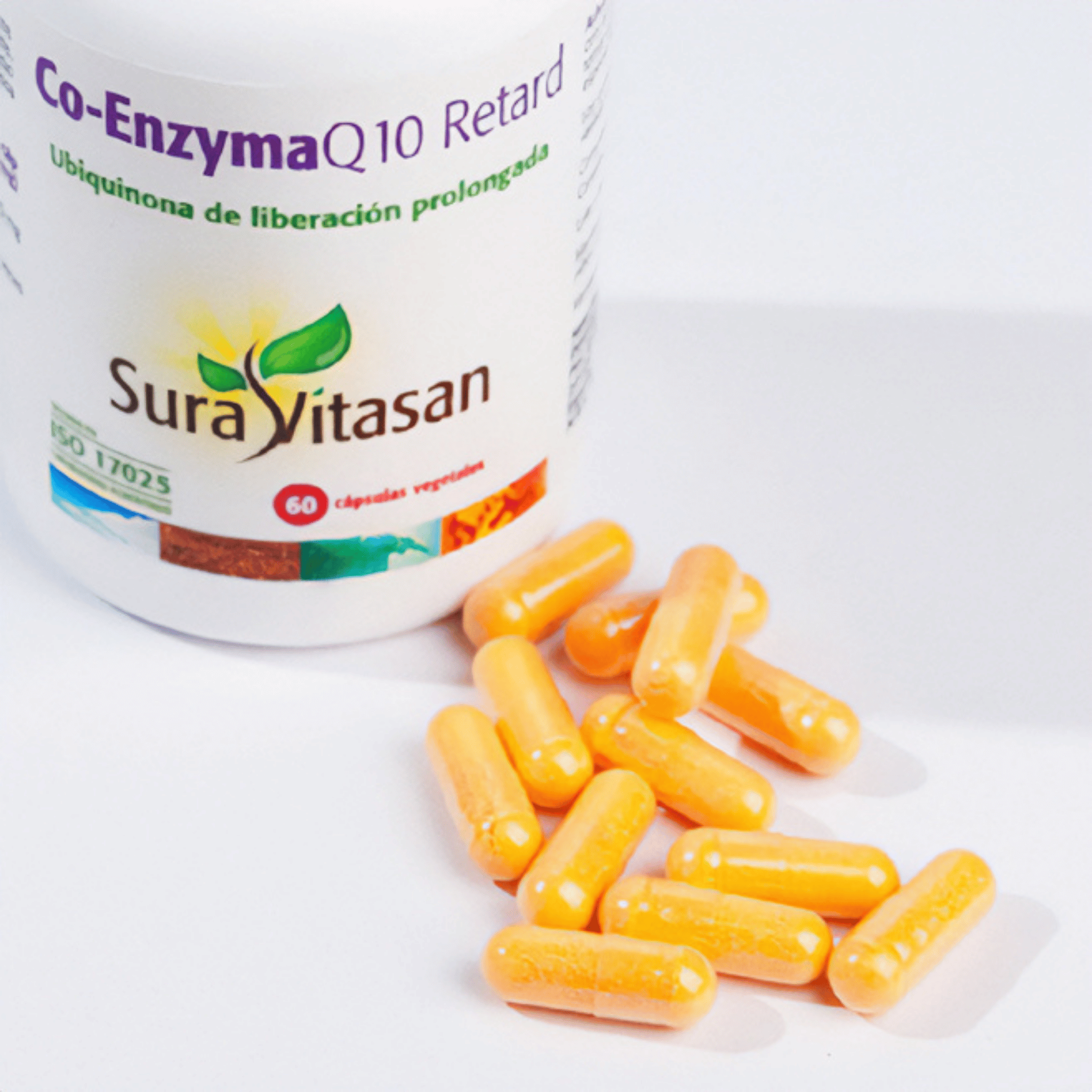 Co-Enzyma Q10 Retard 100 mg 60 cápsulas de Sura Vitasan