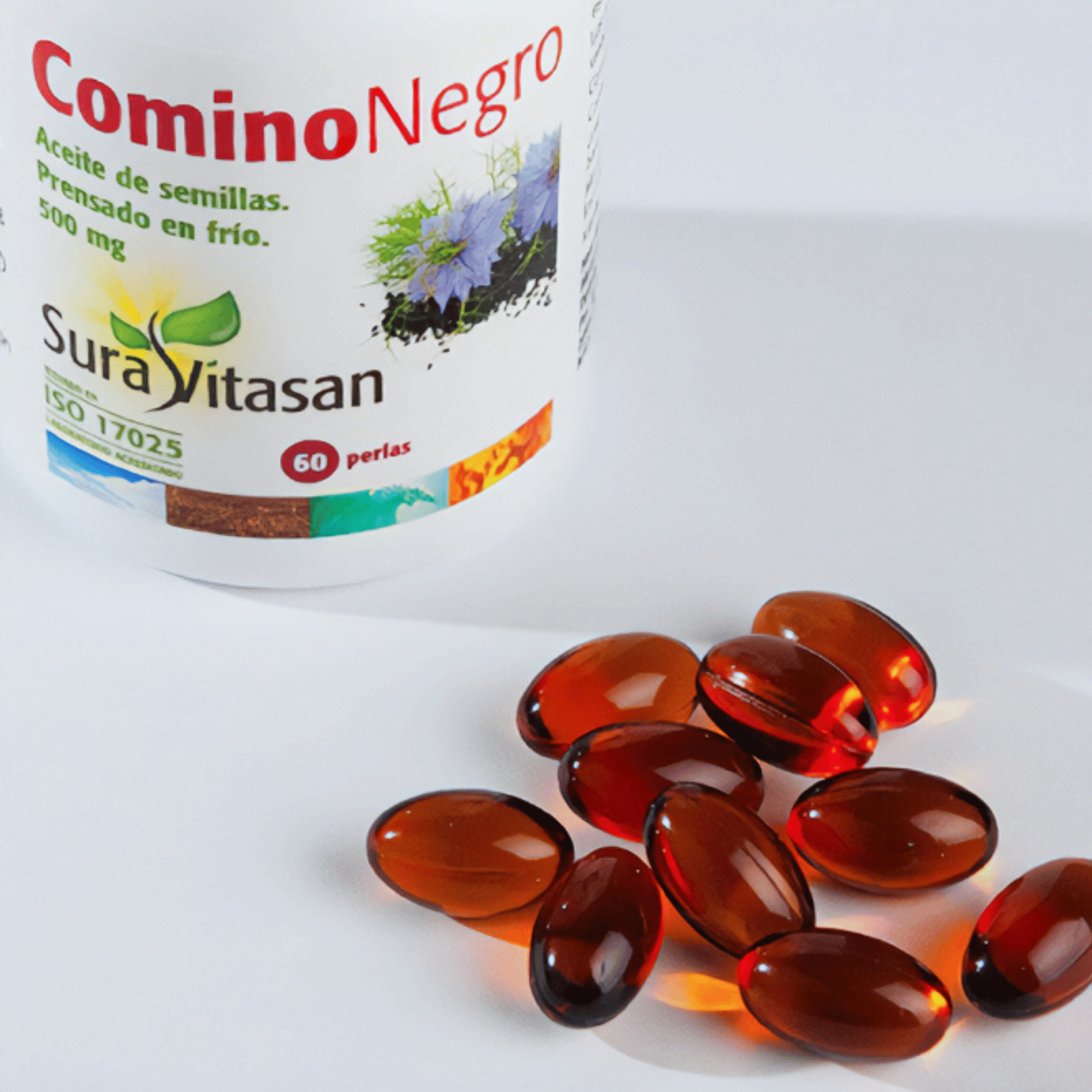 Comino negro 60 perlas de Sura Vitasan