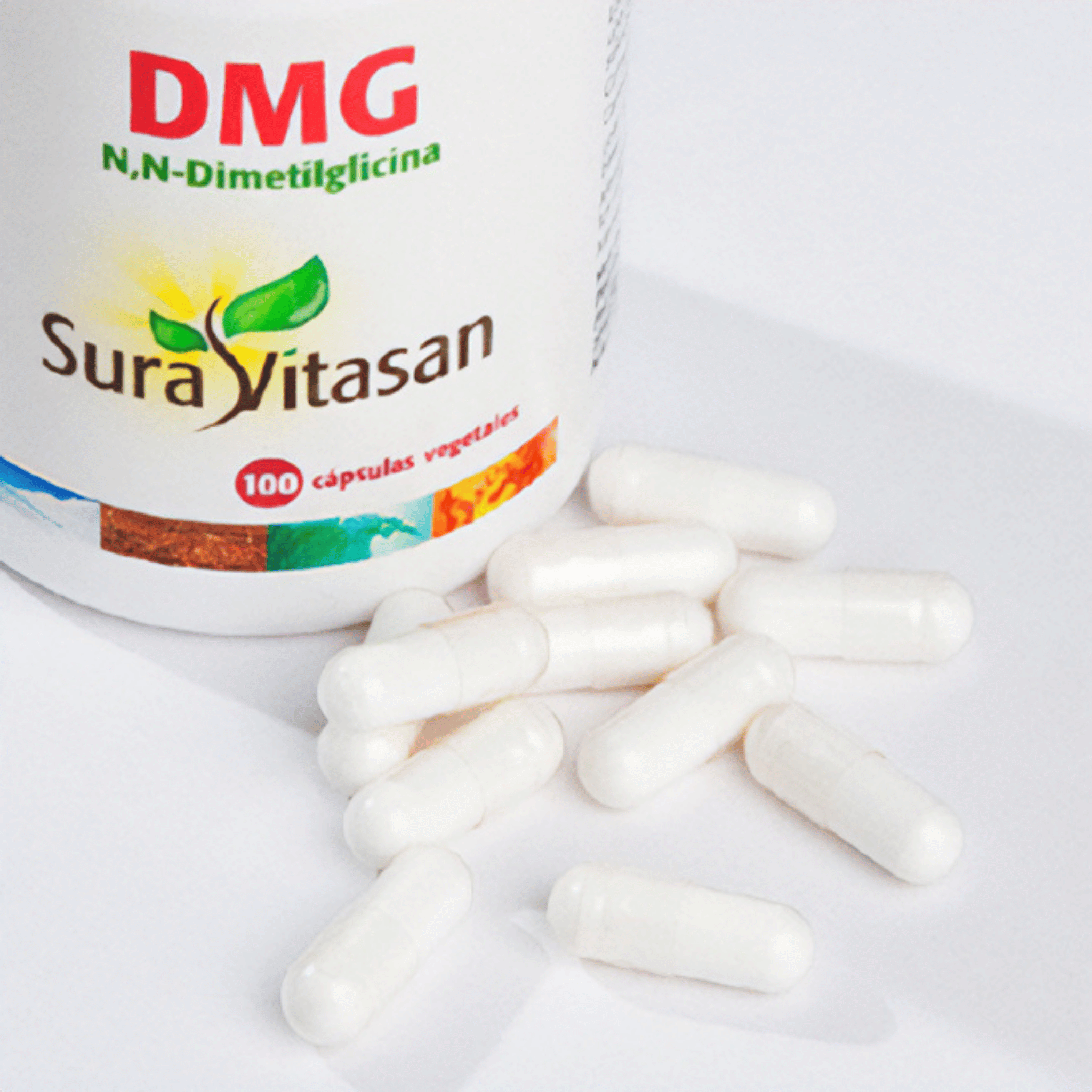 DMG N-dimetilglicina 125 mg 100 cápsulas de Sura Vitasan