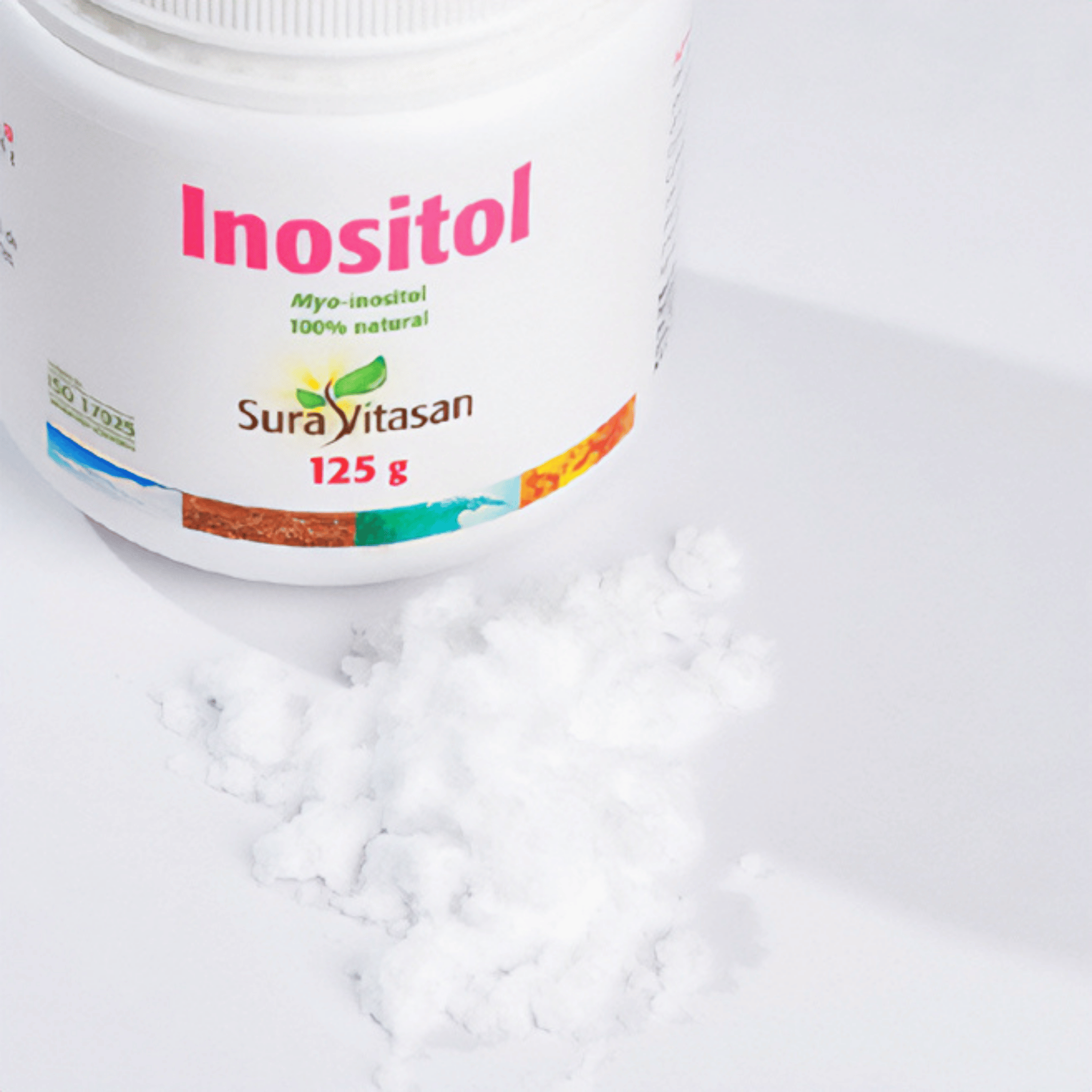 Inositol 125 g 100% natural de Sura Vitasan