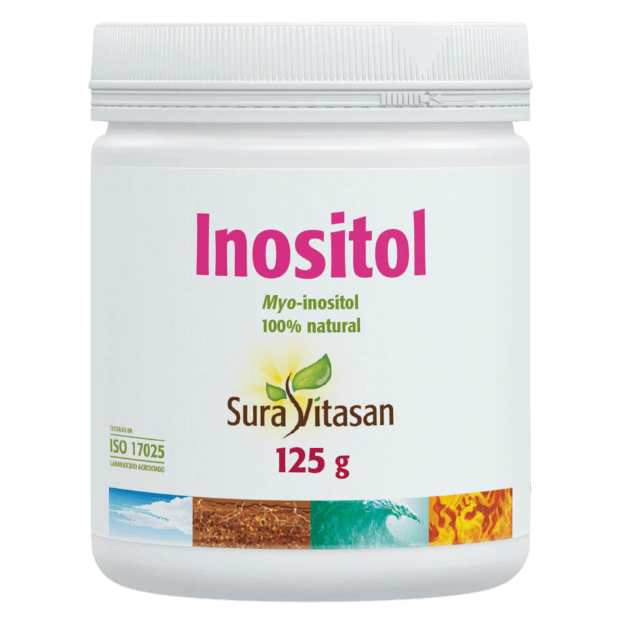Inositol 125 g 100% natural de Sura Vitasan