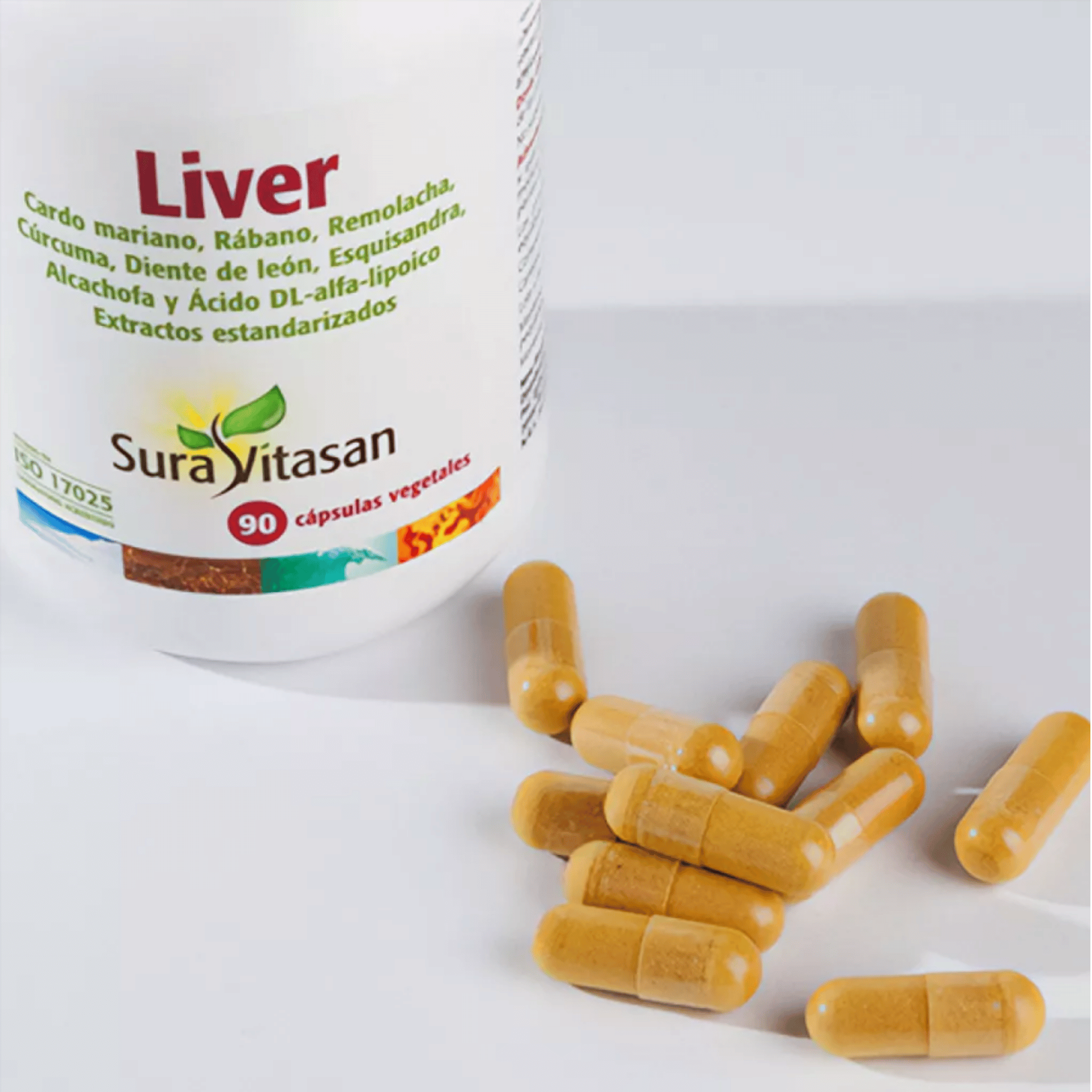 Liver 90 cápsulas de Sura Vitasan