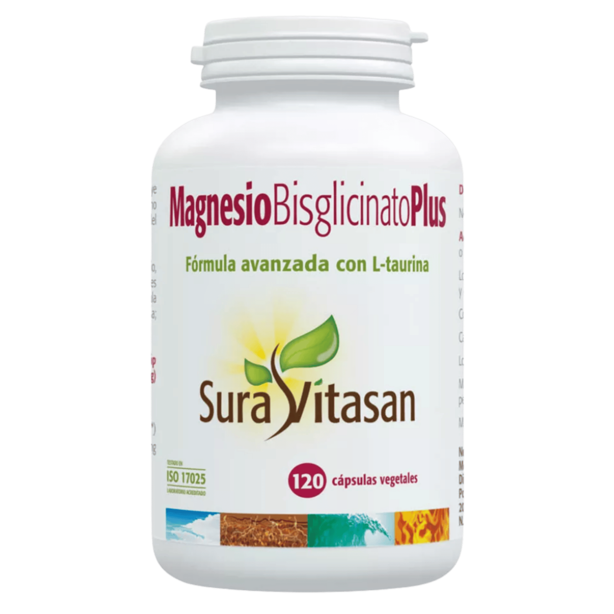 Magnesio Bisglicinato Plus 120 cápsulas de Sura Vitasan