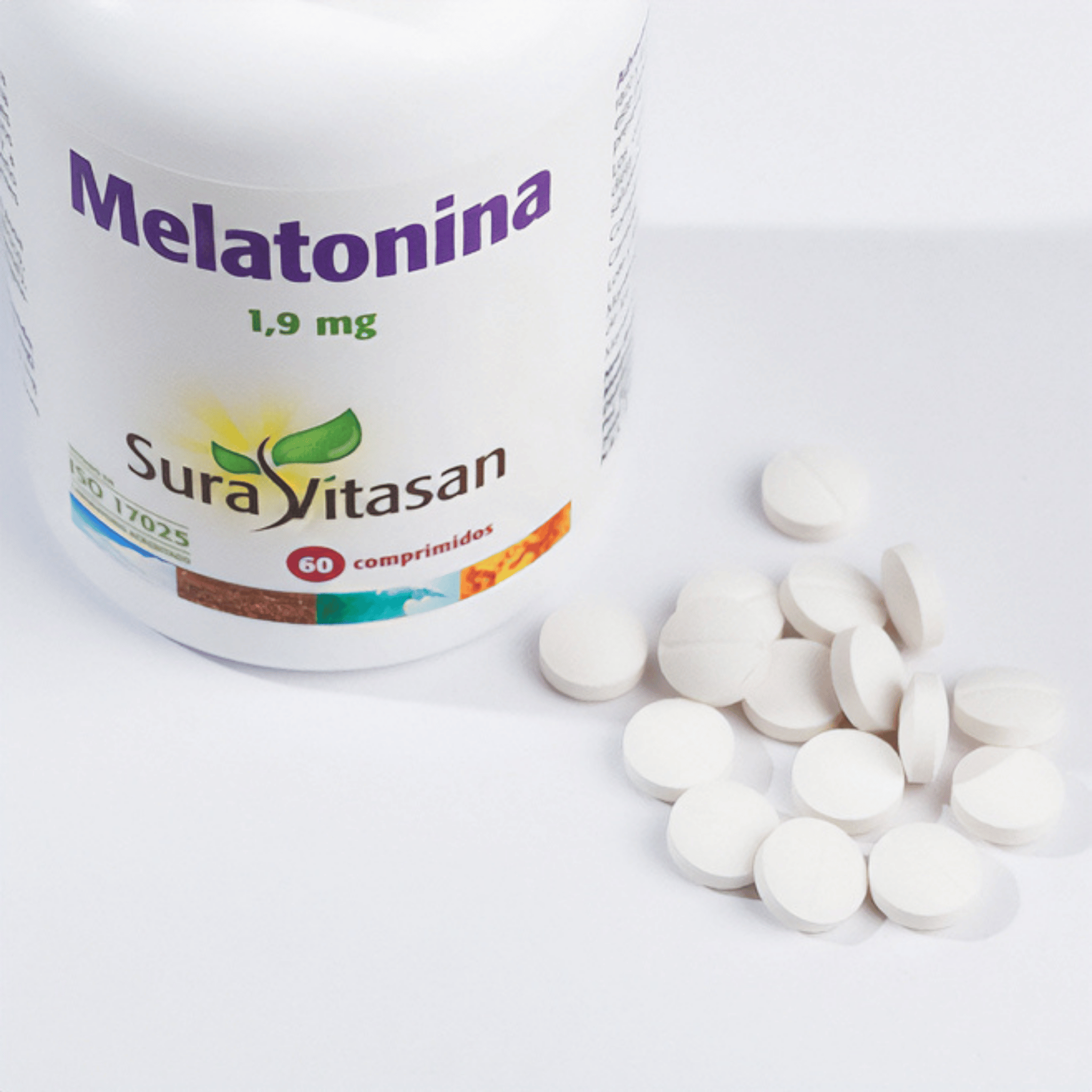 Melatonina 1,9 mg 60 comprimidos de Sura Vitasan