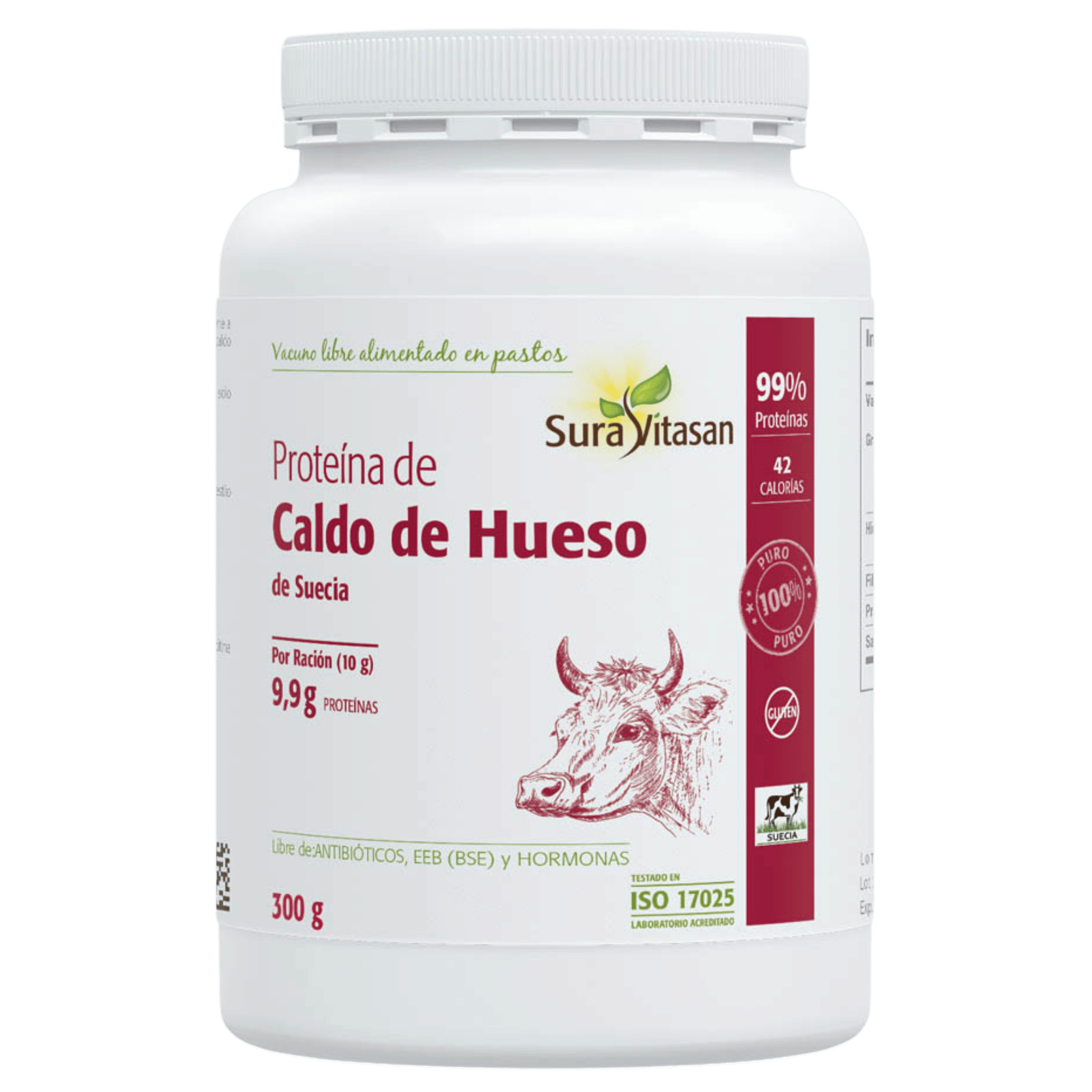 Proteína de Caldo de Hueso 300 g de Sura Vitasan